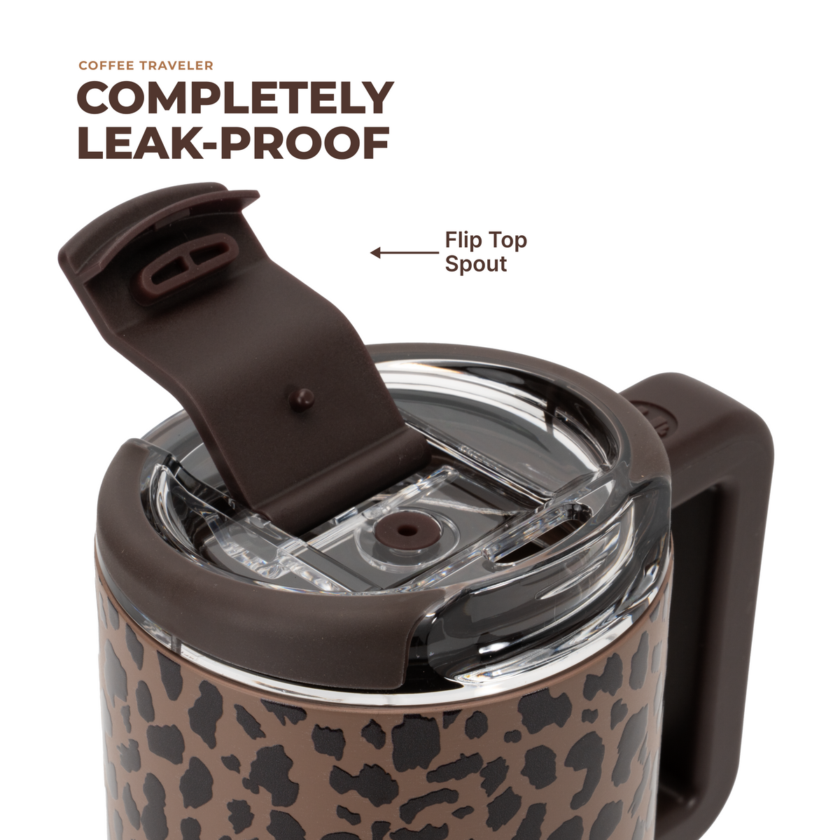 Coffee Traveler - Brown Leopard - US 3988