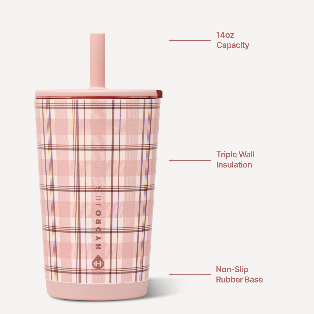 Everyday Tumbler 14Oz - Pillow Talk Plaid - US 5300