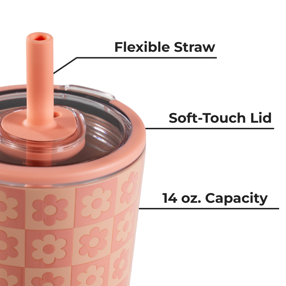 Everyday Tumbler 14Oz - Daisy Checkers - US 7236