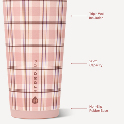 Everyday Tumbler 20Oz - Pillow Talk Plaid - US 5242